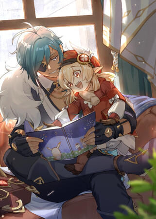 Kaeya + Klee - Genshin Impact Kaeya + Klee - Genshin Impact